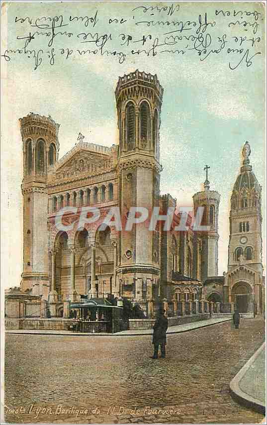 CPA Lyon basilique de N D 