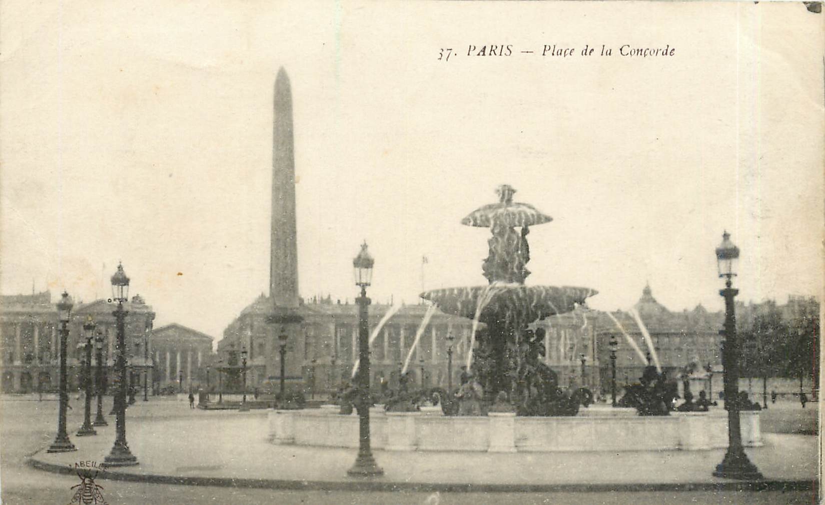 CPA Paris place de la Concorde 