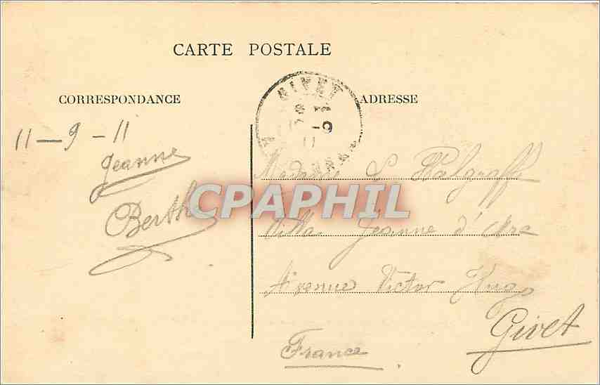 CPA Dinant Hopital hospice et orphelinat Civils  — Back