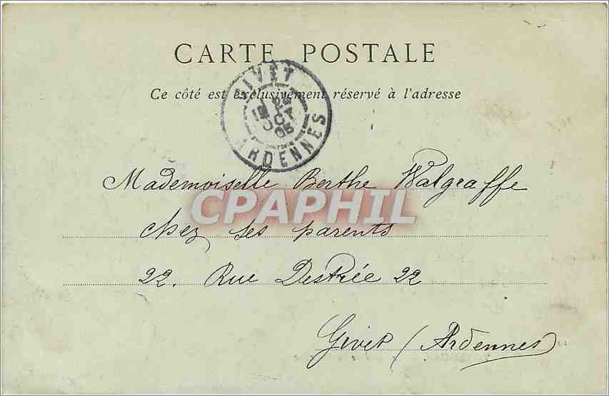 CPA Toulouse le Quai de la Daurade  — Verso