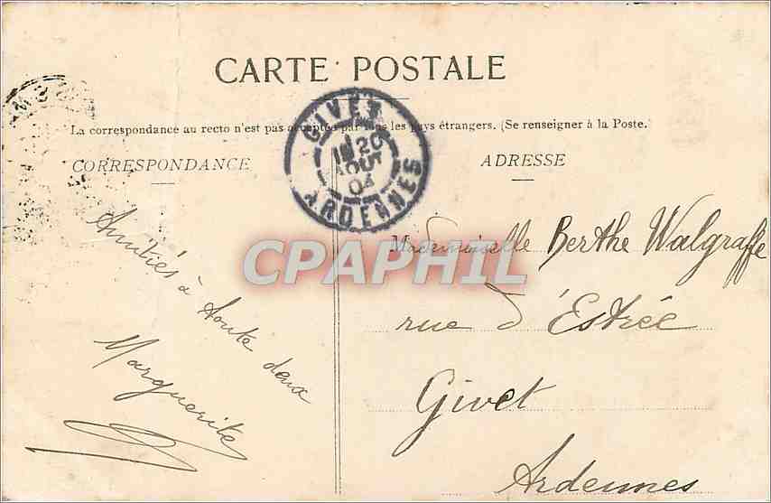 CPA Chalons sur Marne la Cathedrale  — Verso