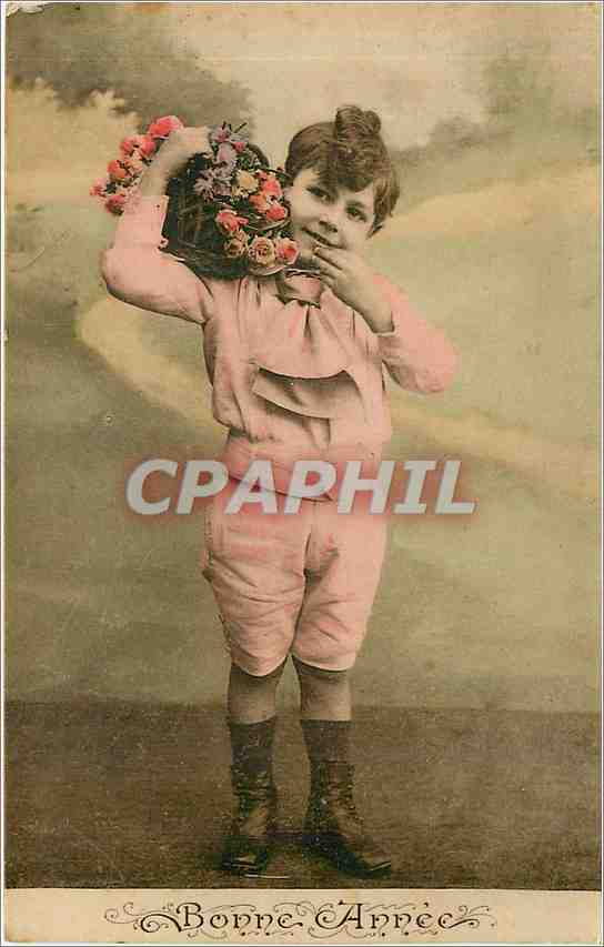 CPA Bonne Annee Enfant