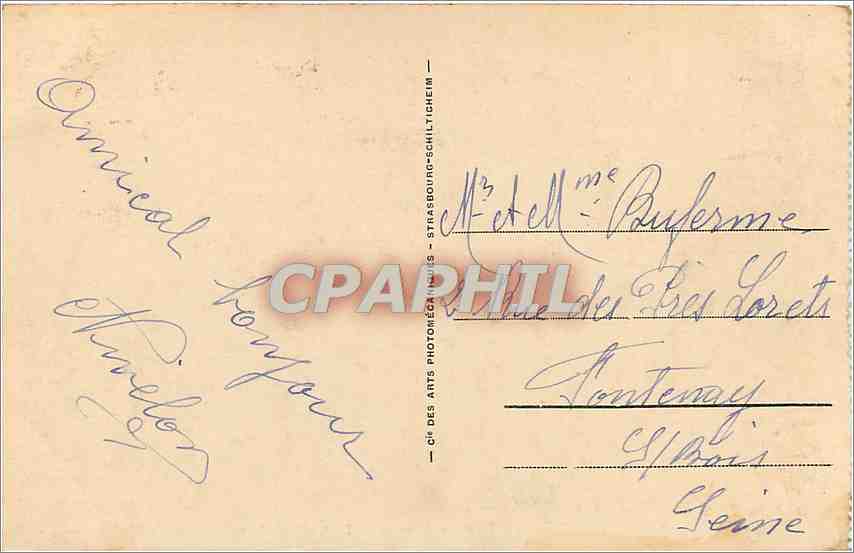 CPA Dieppe le Chateau Facade nord Ouest  — Verso