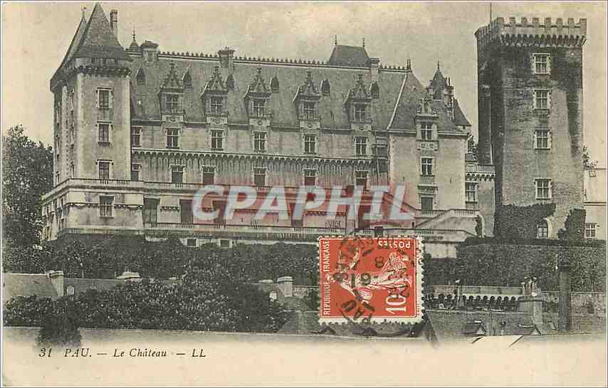 CPA Pau le Chateau 