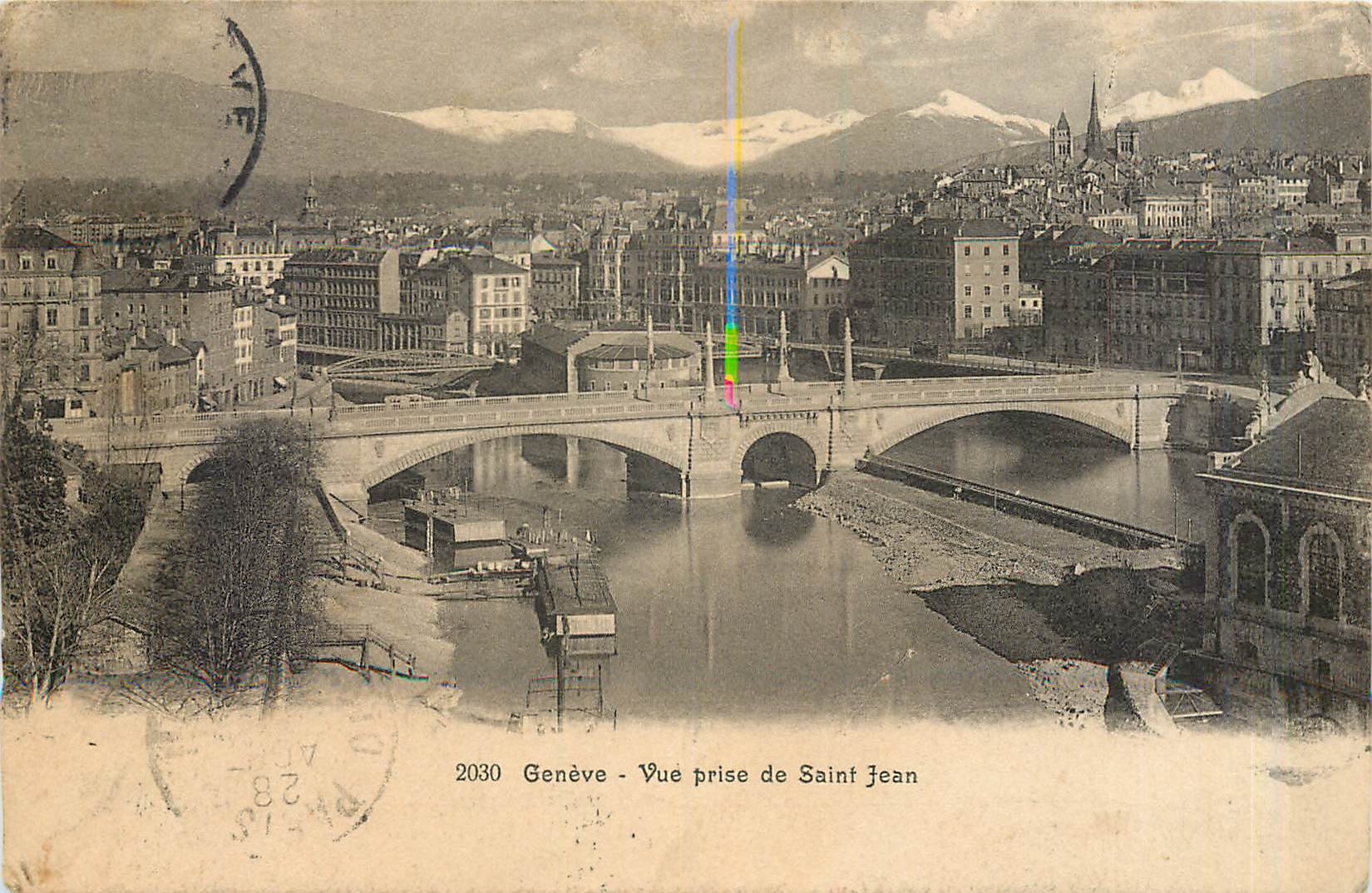 CPA Geneve vue prise de Saint Jean 