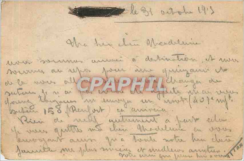 Carte Correspondance des Armees de la republique Salins les Bains