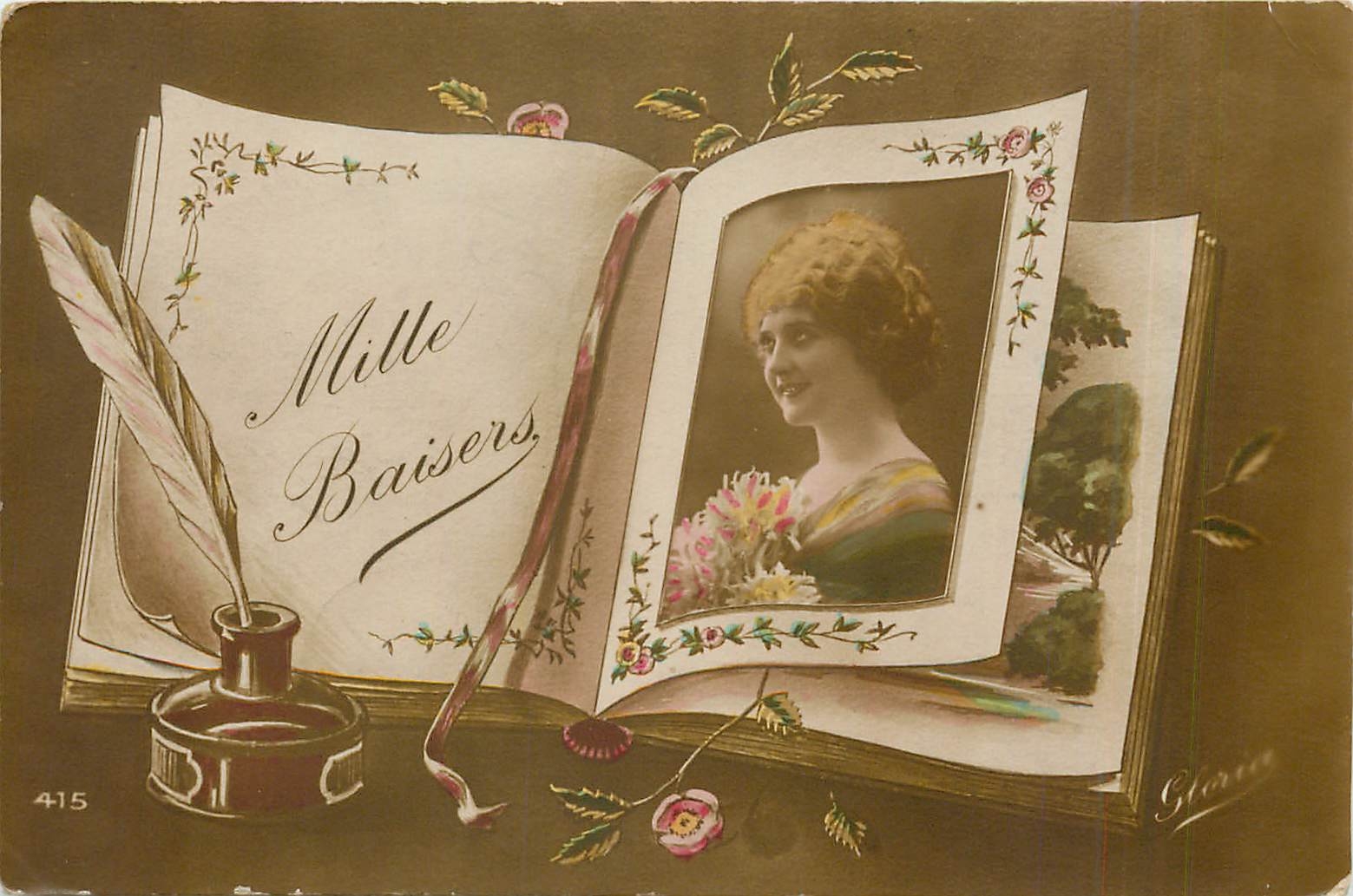 CPA Mille Baises Femme