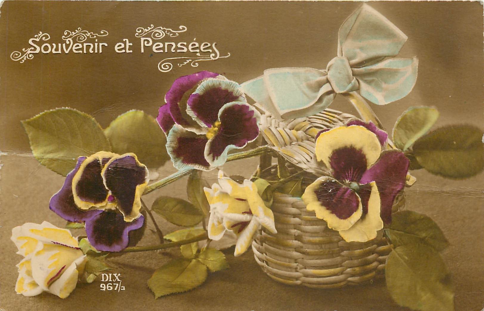 CPA Souvenir et Pensees 