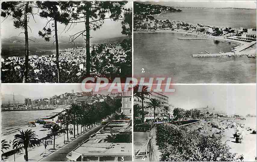 Cannes — Vue générale, Le Palm Beach, La Croisette et la Plage — Éditeur : La Semaine Motonautique