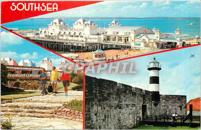 CPM Southsea the pier oriental Gardens the Castle 