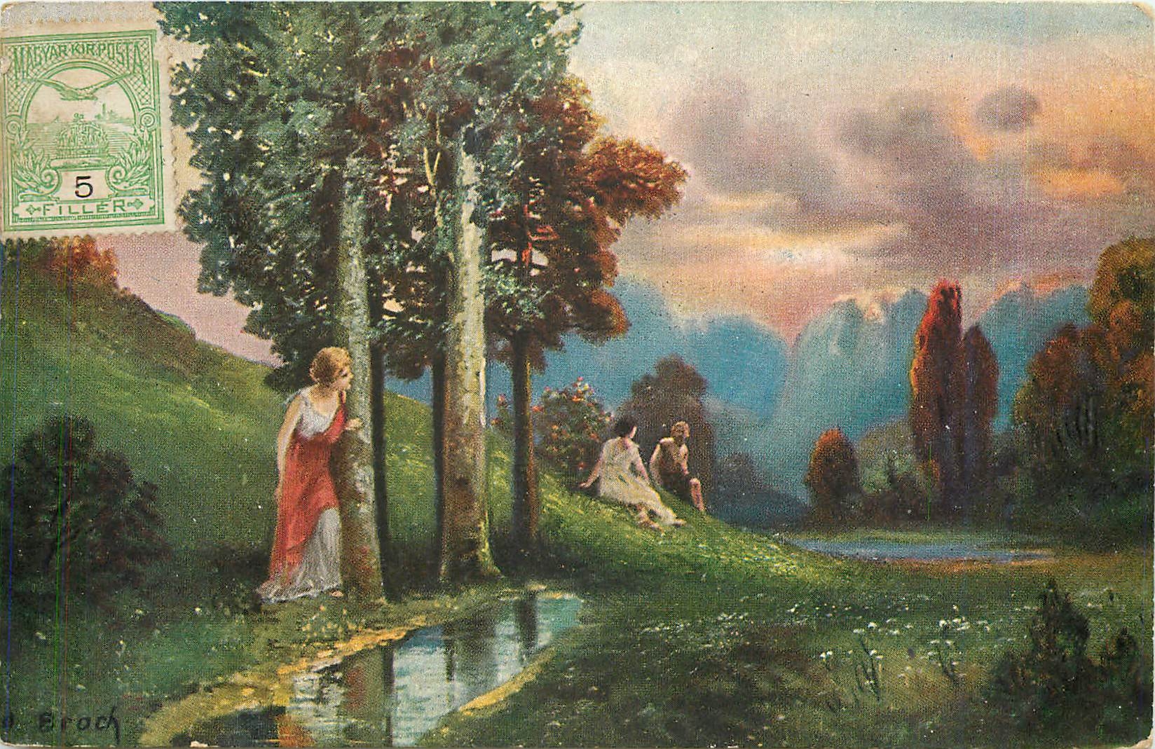 CPA Femmes Hongrie