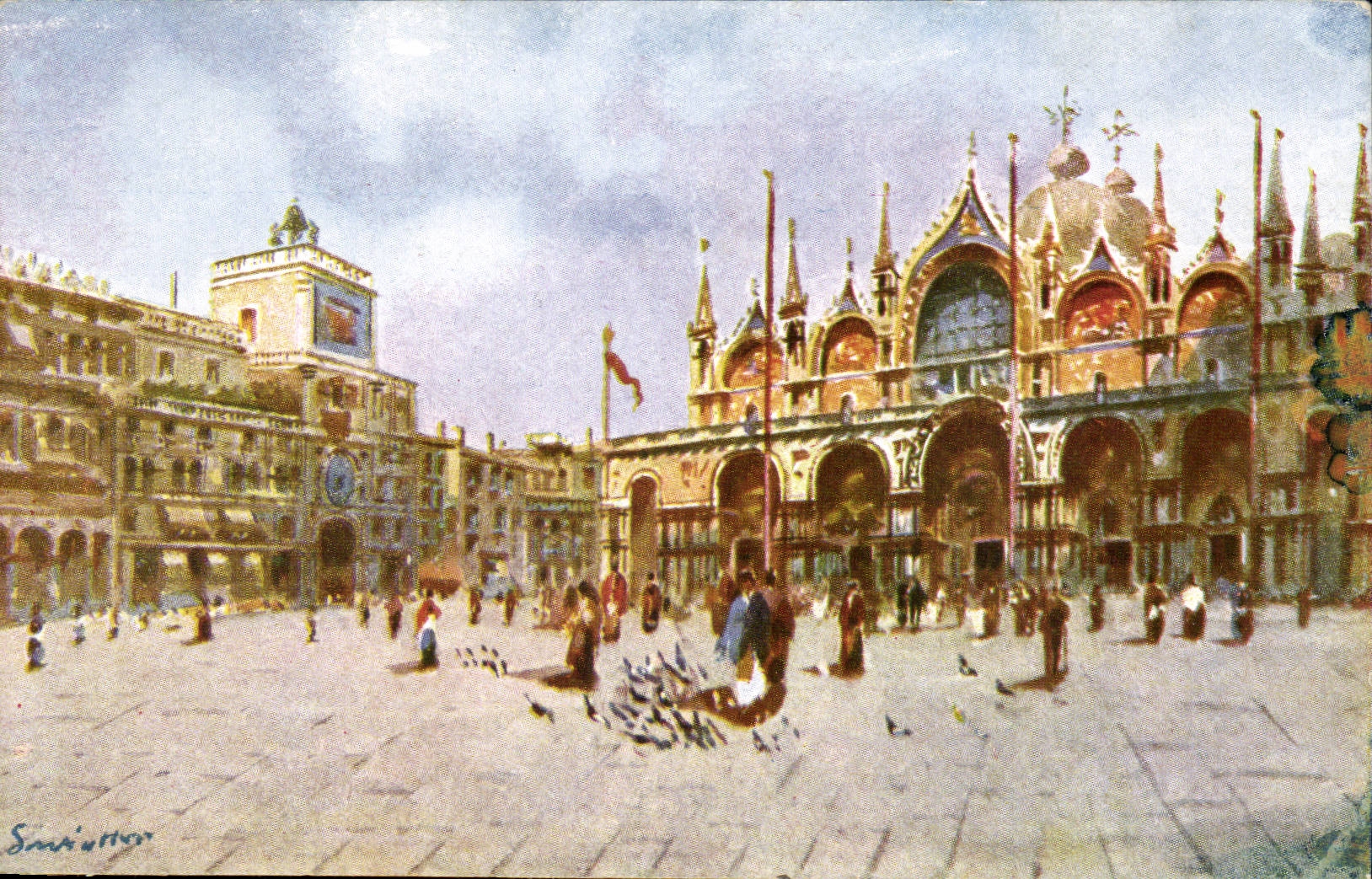 Italie ITalia CPA Venezia Chiesa S Marco (Venice venise)