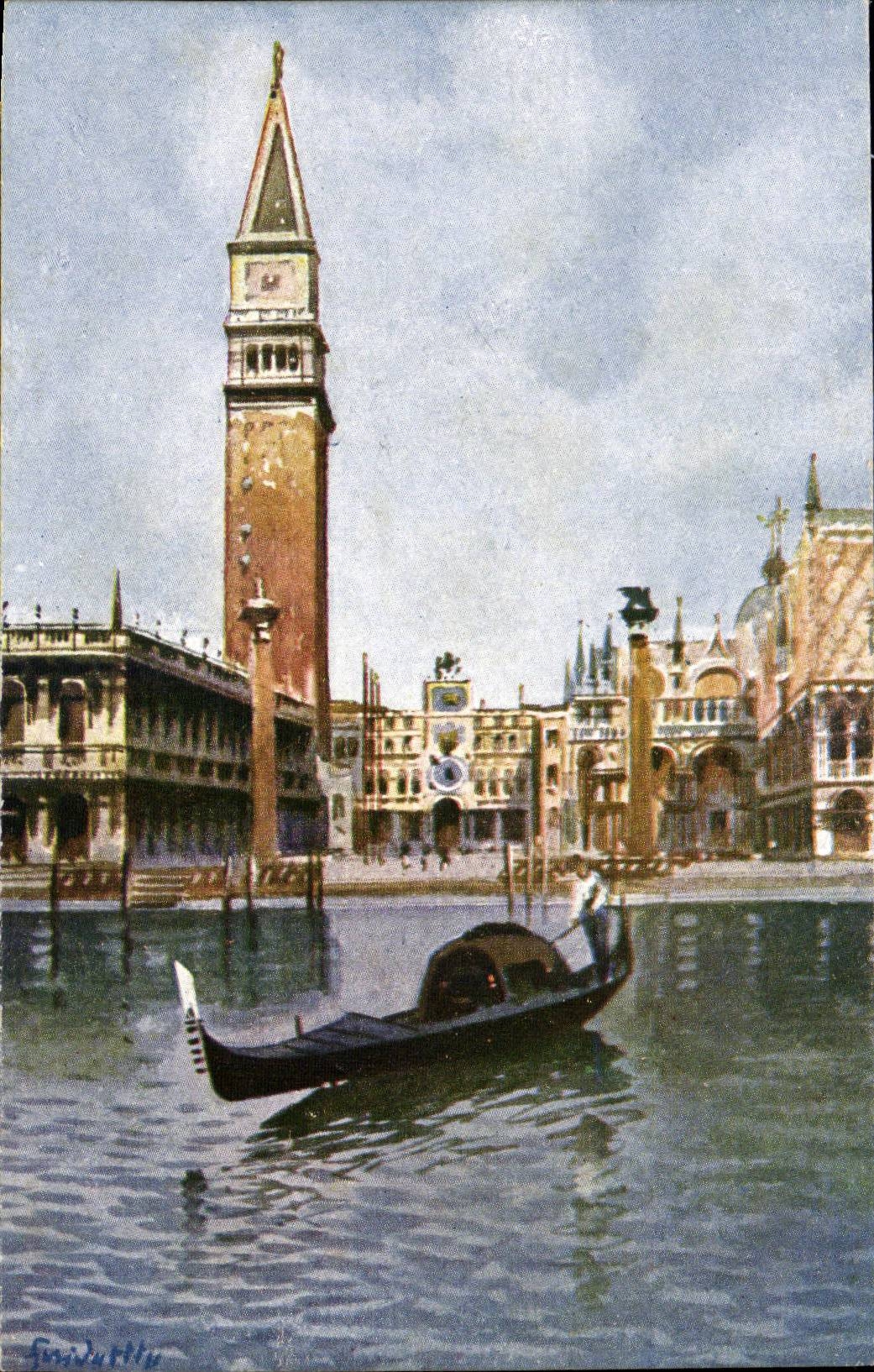 Italie ITalia CPA Venezia Plazetta S MArcoo (Venice venise)