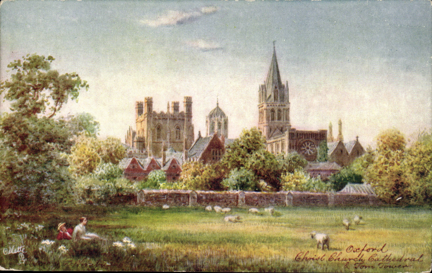 Grande Bretagne CPA Oxford Christ Chruch cathedral