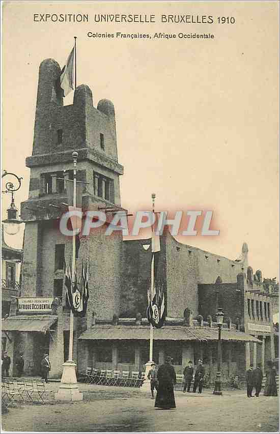 Exposition Universelle Bruxelles 1910 — Colonies Françaises, Afrique Occidentale — Edit. V. F. Bruxelles