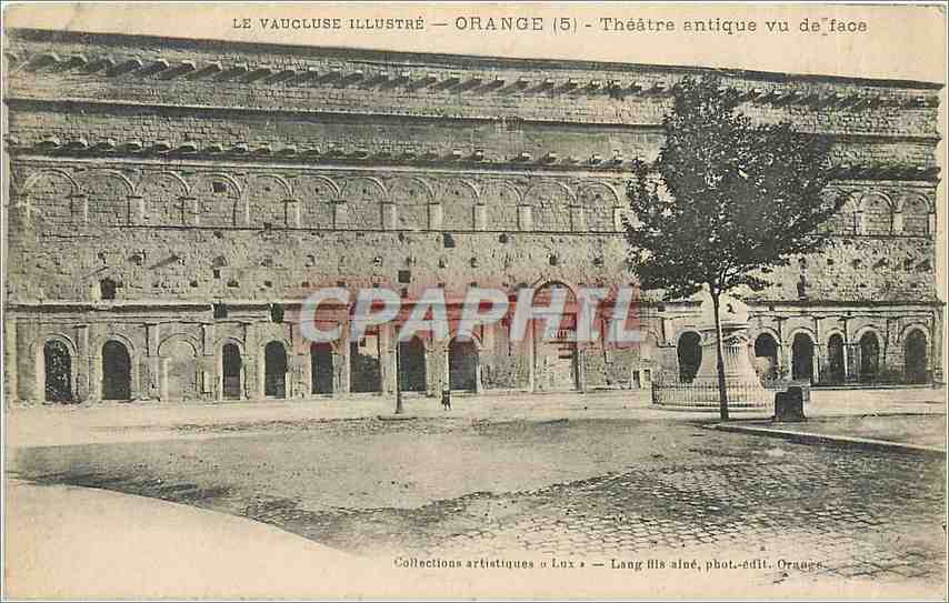 CPA Orange Theatre antique vu du face 