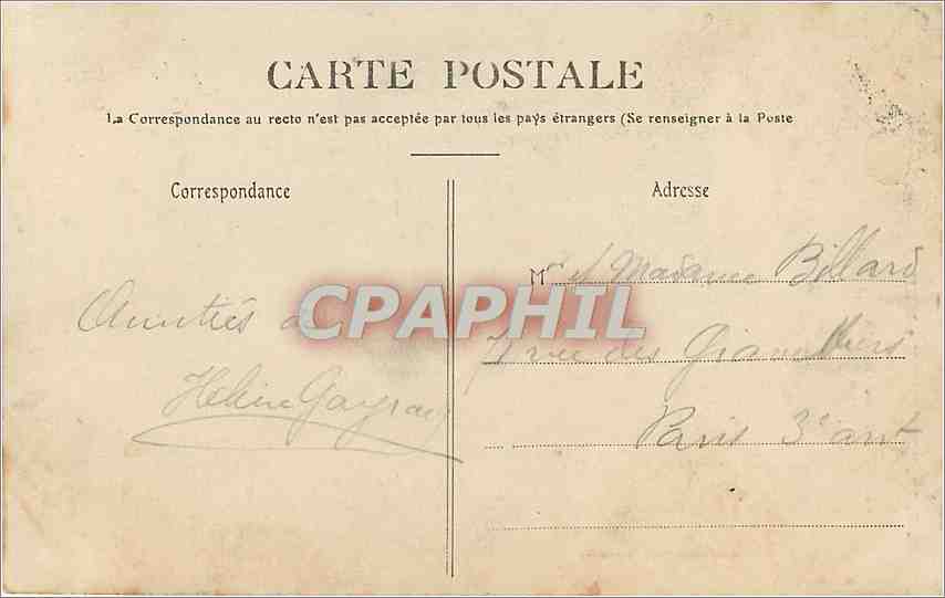 Boulogne-sur-Mer — La Cathédrale et la Porte de Calais — Éditeur Stevenard, n° S. 12 — Reverso
