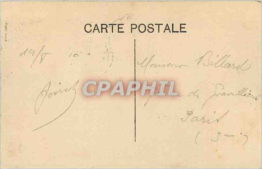 CPA Vue panoramique sue Bruxelles Maison du Roi  — Rückseite