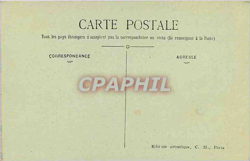 CPA Bois de Boulogne La Roseraie de Bagatelle  — Rückseite
