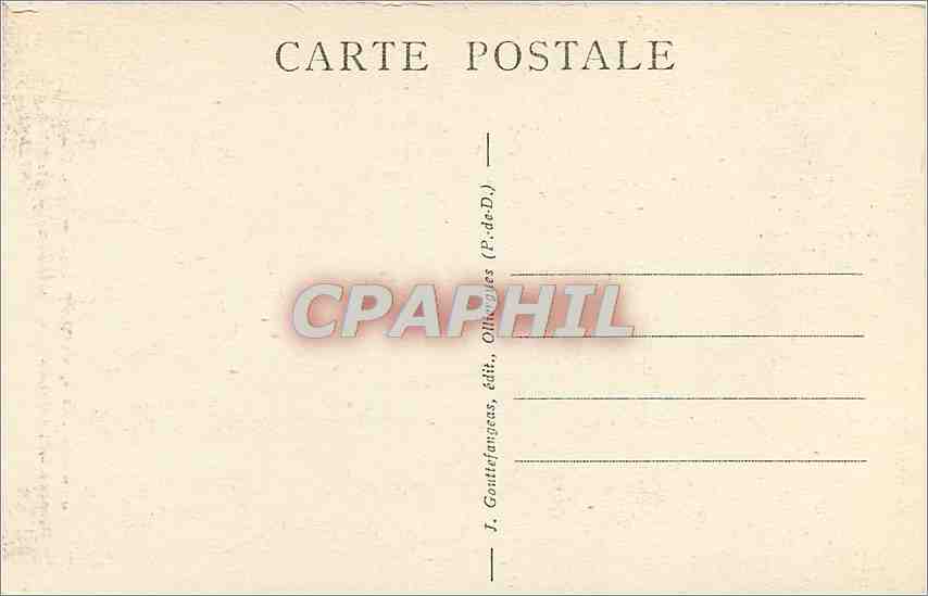 CPA Royat ND des Malades Vierge byzantine de la Crypte des la vieille Eglise  — Rückseite