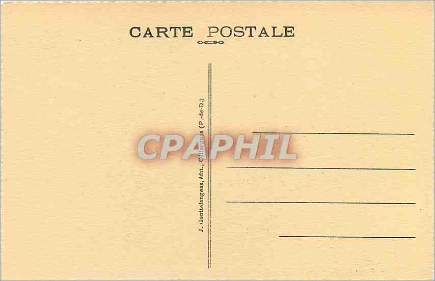 Royat — Route de la Vallée — Die Verstärkte Kirche (11. Jahrhundert) — Rückseite