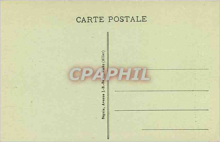 CPA Royat La Croix des Apotres  — Rückseite