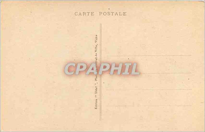 CPA Royat les Bains L'Eglise et la Fontaine  — Rückseite