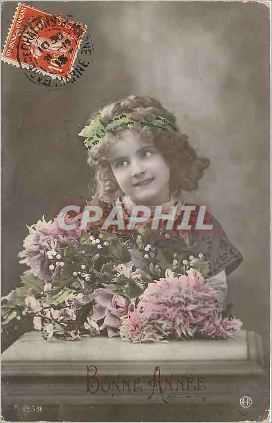 CPA Bonne Annee Enfant