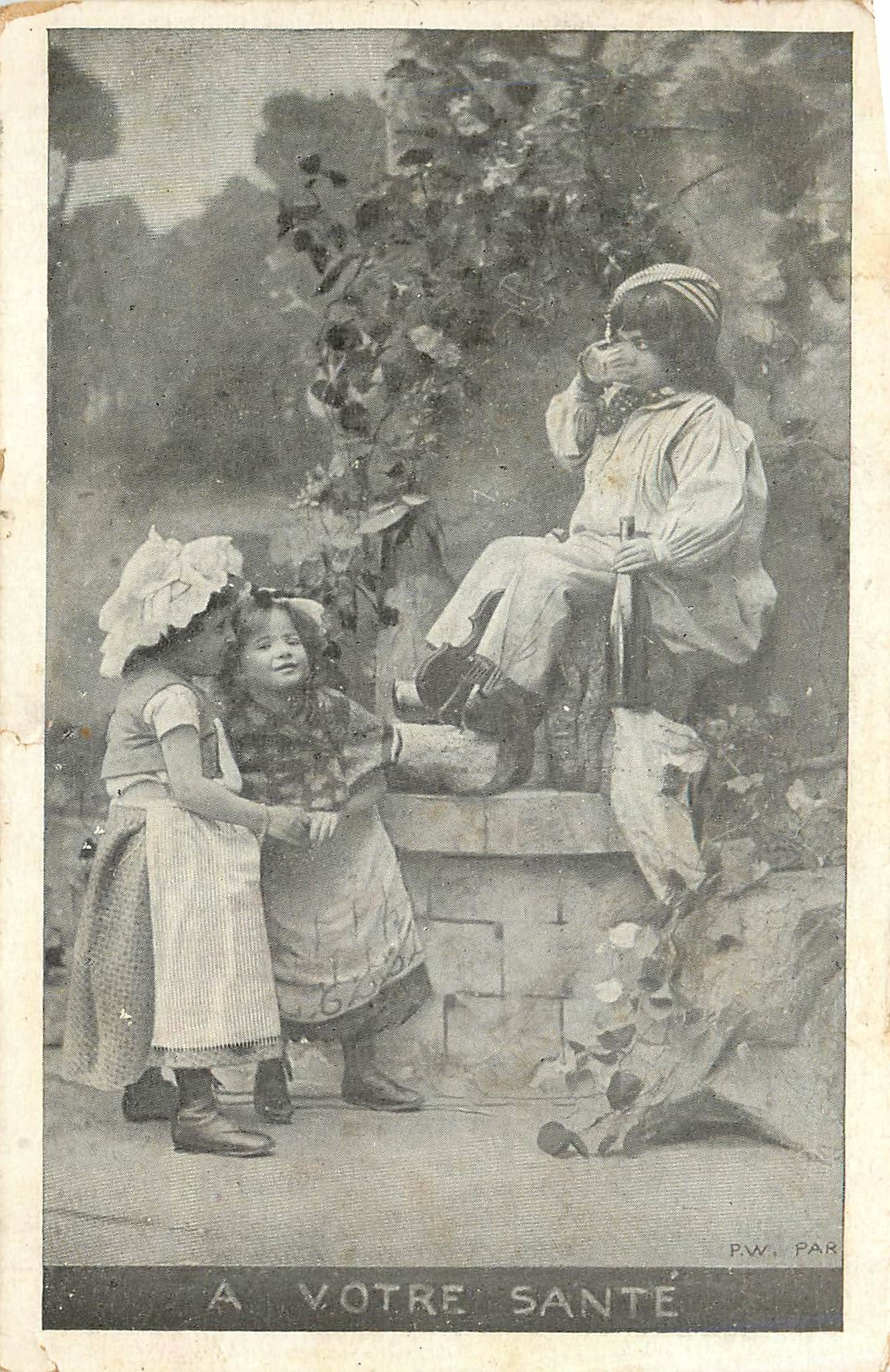 CPA Enfants A votre Sante