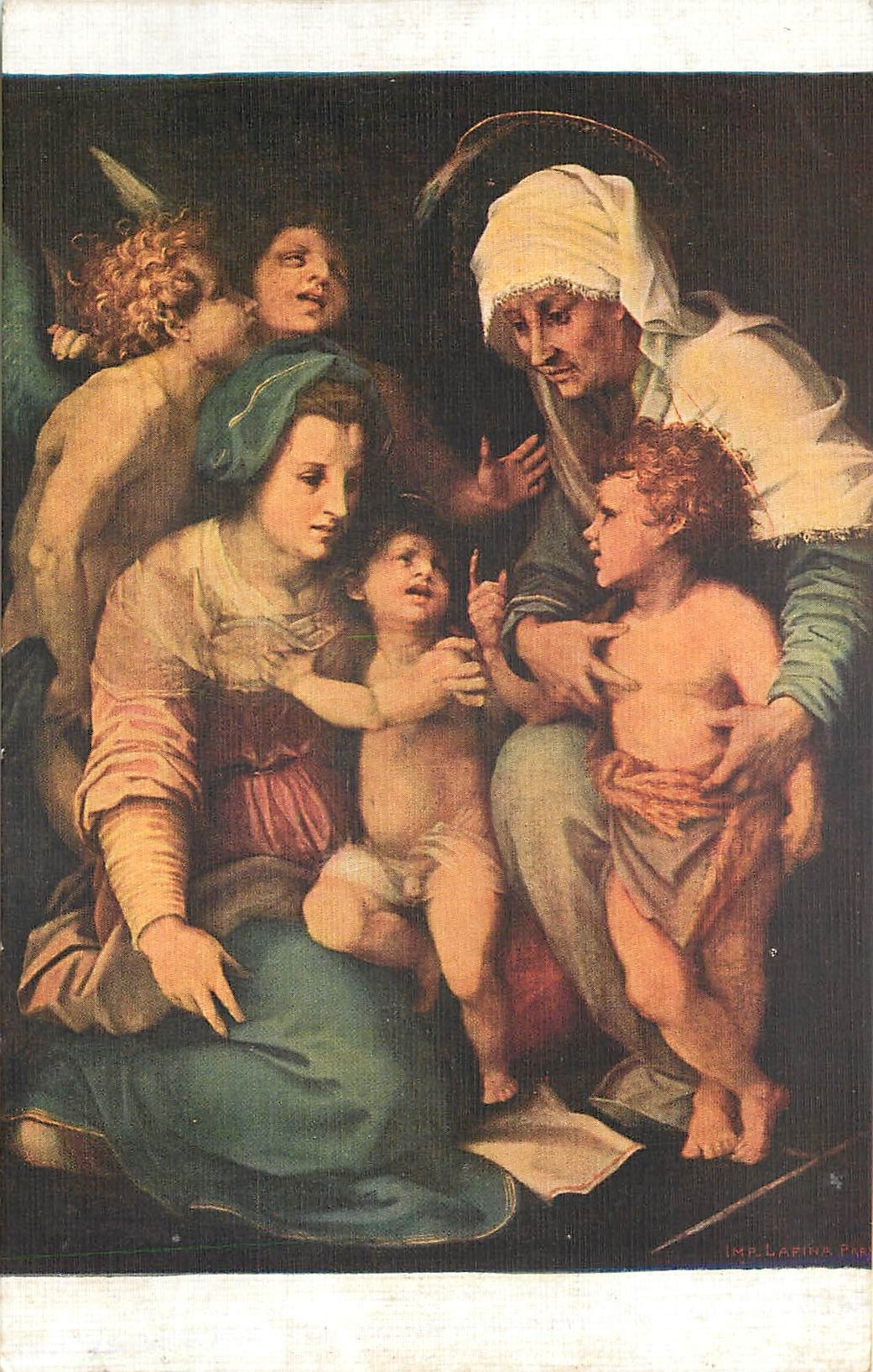 CPA Andres d'Agnolo del Sarto La Sainte Famile 