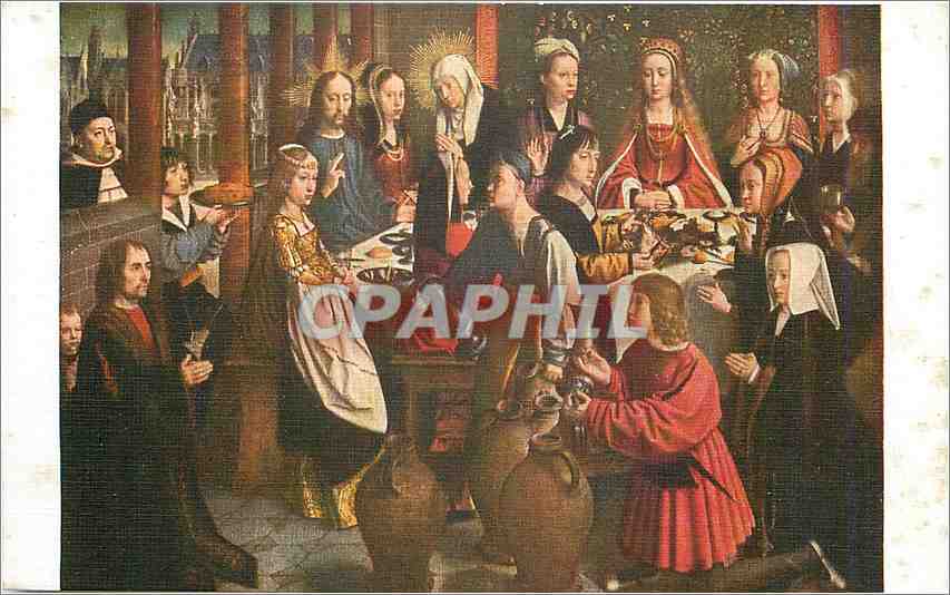 CPA Gerard David Les noces de Cana 