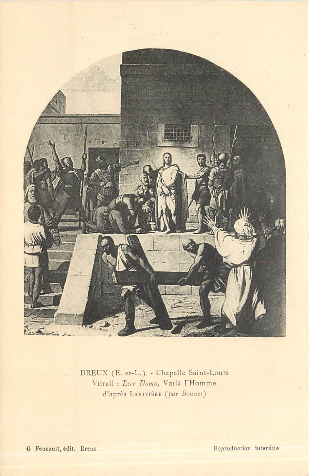 CPA Dreux E et L Chapelle Saint Louis 