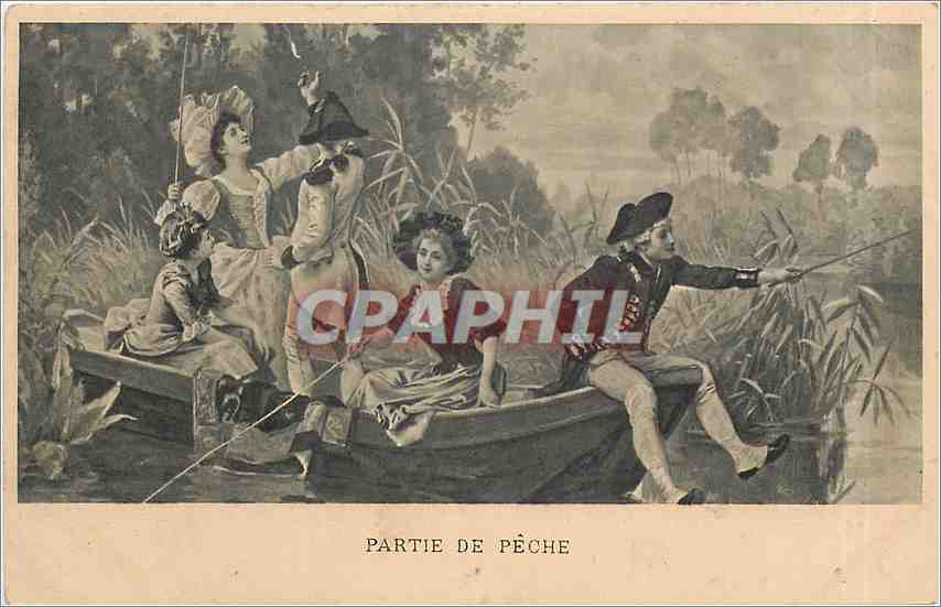 CPA Partie de Peche 
