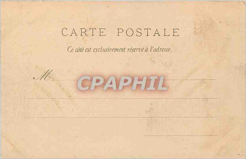 CPA Partie de Peche  — Rückseite