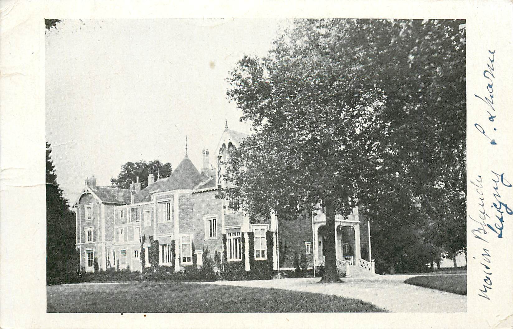 CARTE PHOTO Maison Blandu Lesigny 