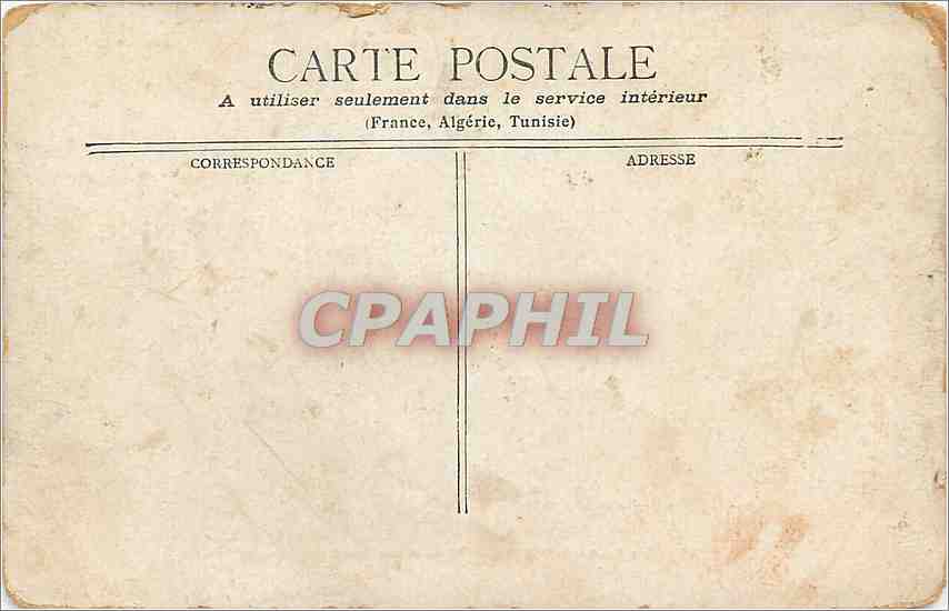 CPA Paris Les Arts Metiers La Rue Reaumur Tramway — Rückseite
