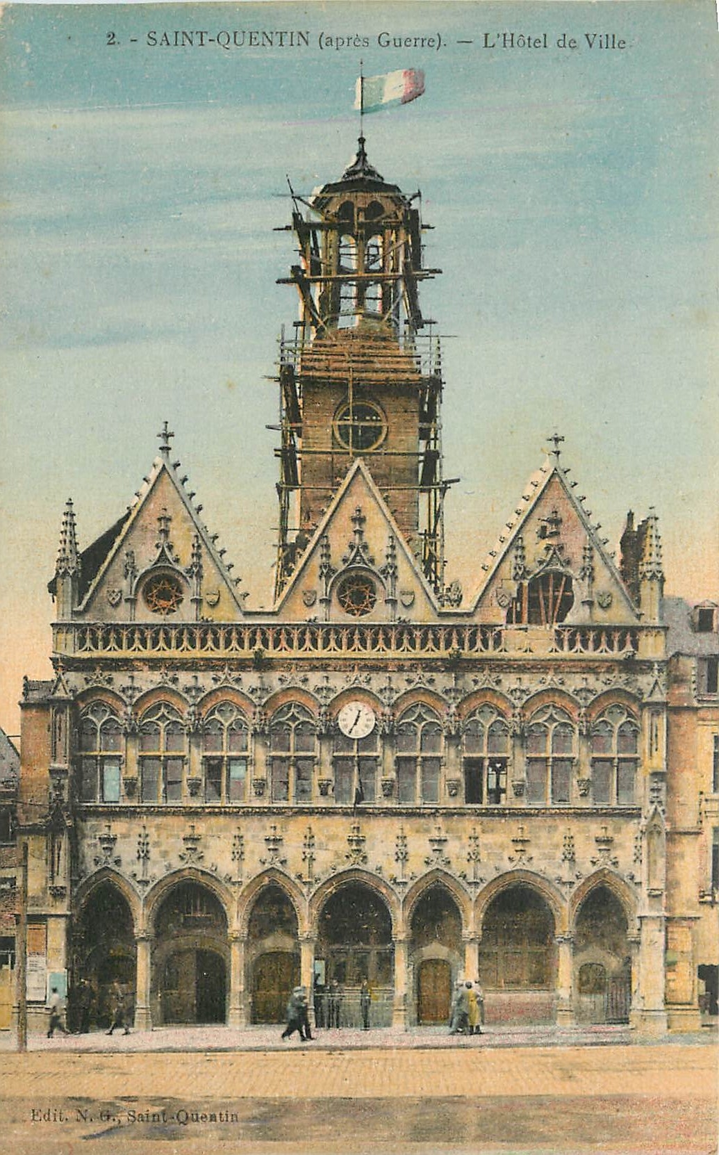 Saint-Quentin (Nach dem Krieg) — Das Rathaus — Edil. N.G., Saint-Quentin