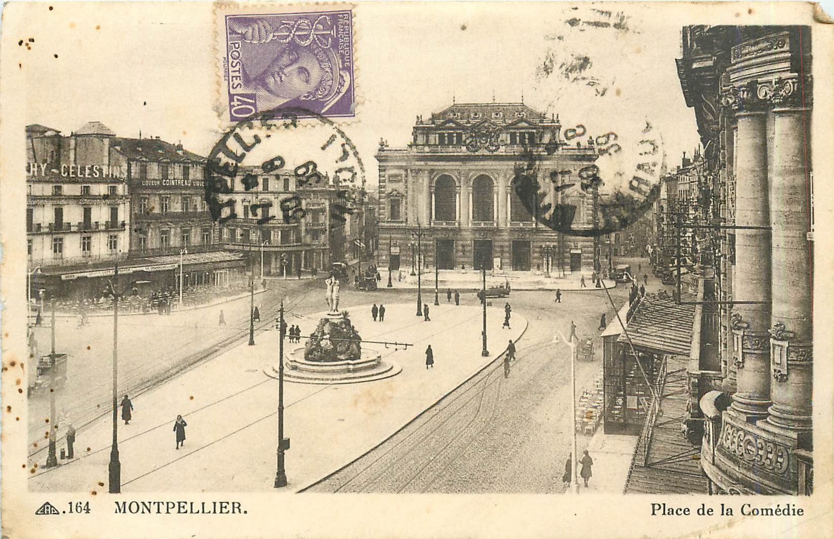 CPA Montpellier Place de la Comedie 