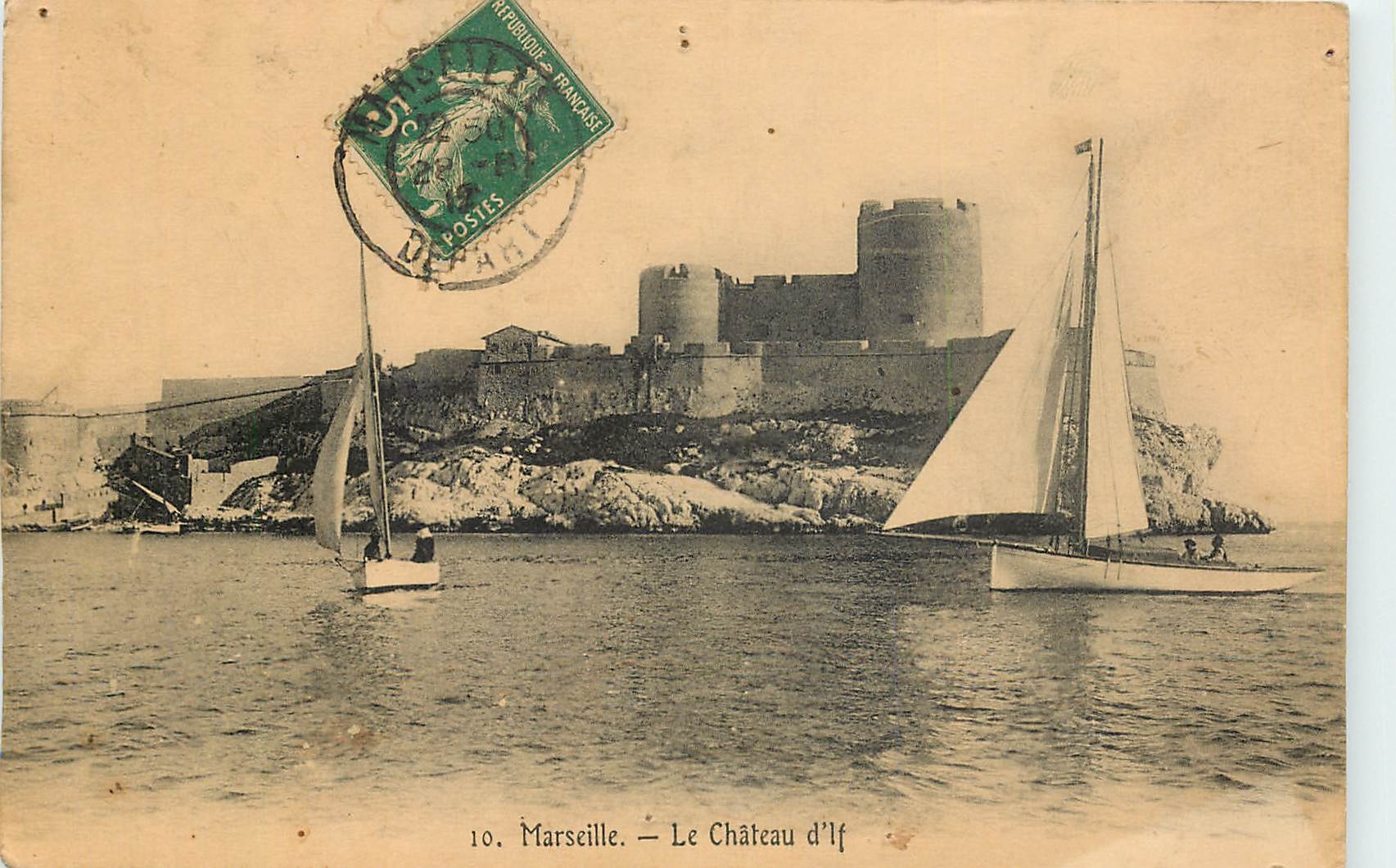 CPA Marseille Le Chateau d'If 