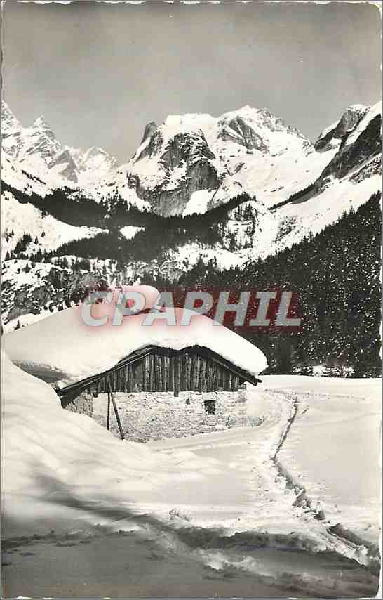 CPM L'Hiver a Pralognan la Vanoise La Grande Casse 