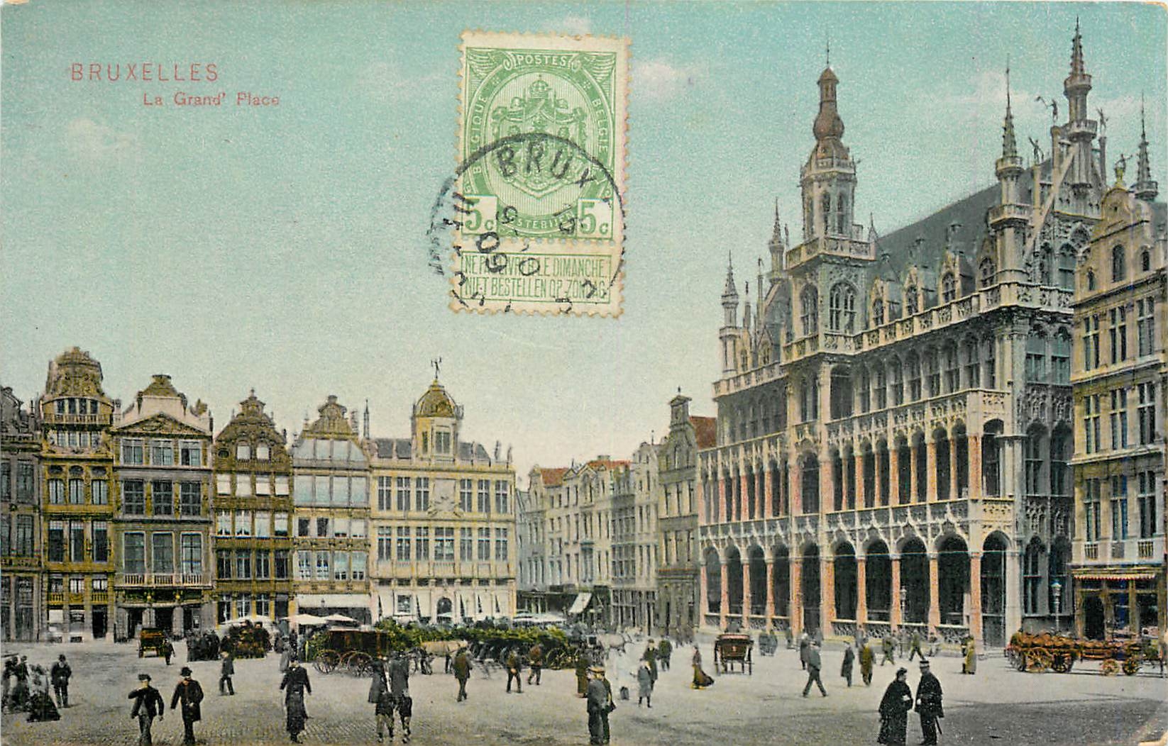 CPA Bruxelles Le Grand Place 