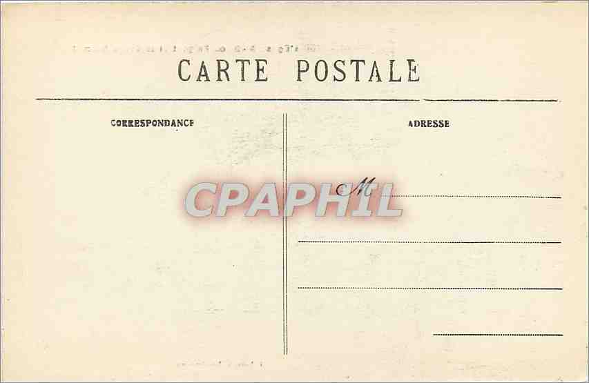 CPA L'Eglise ND du Fulgoet et le Cours Normal  — Rückseite