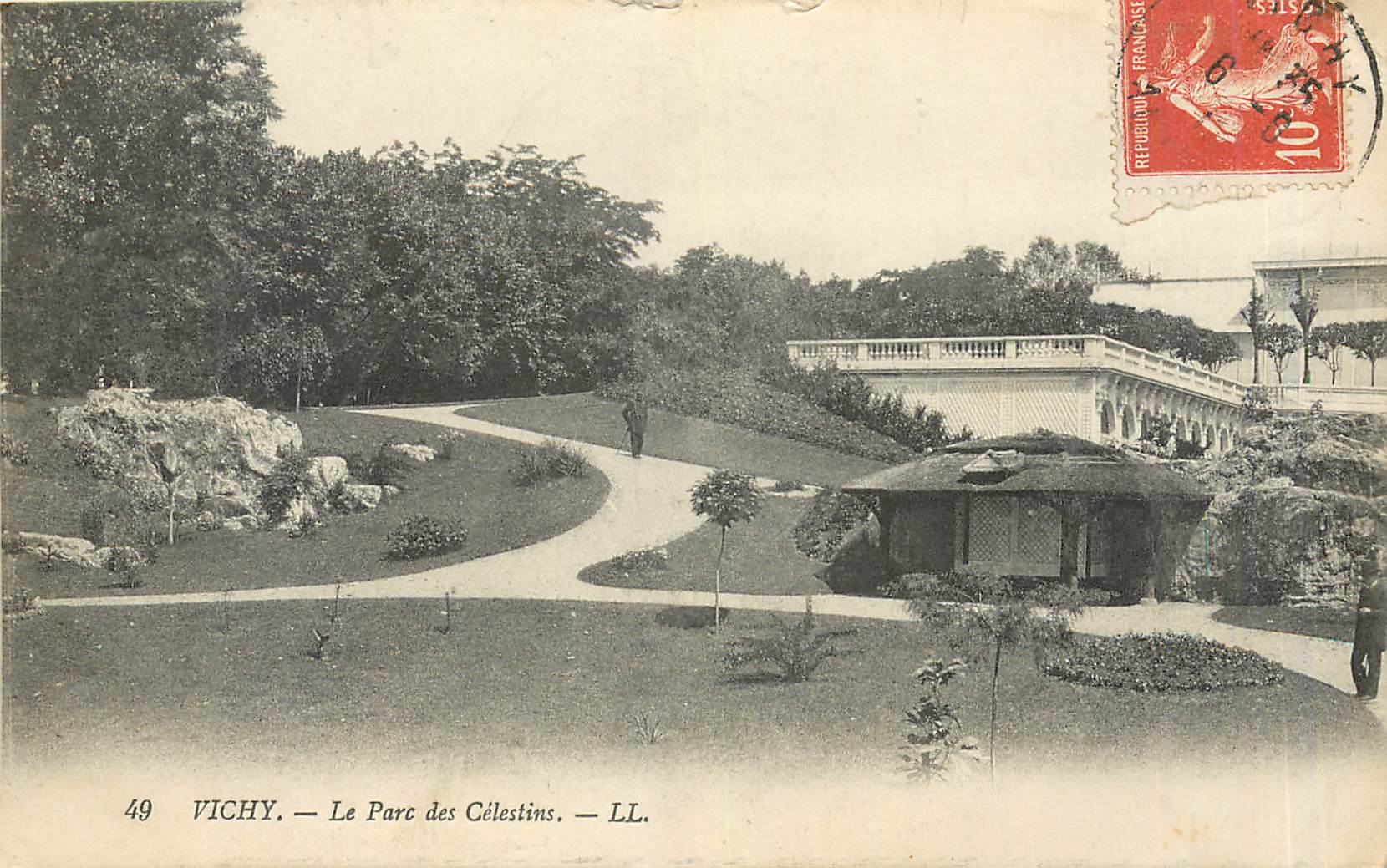 CPA Vichy Le Parc des Celestins 