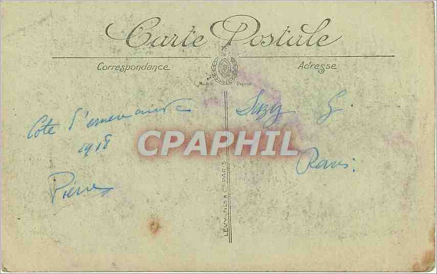CPA Trouville Le Casino  — Verso