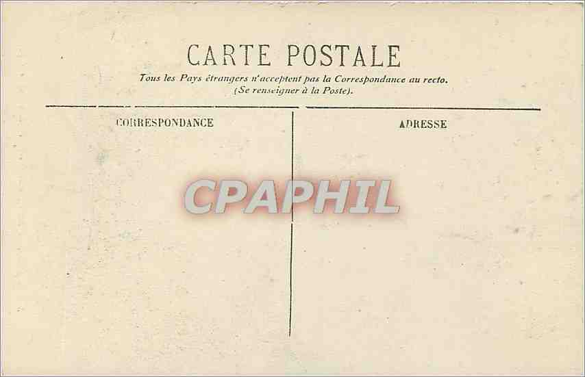 CPA Marseille Interieur de ND de la Garde  — Rückseite