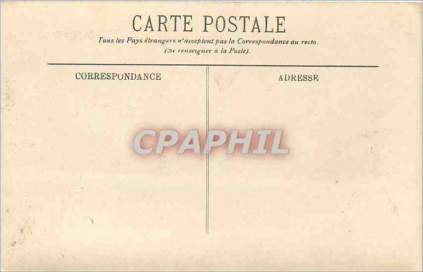 CPA Marseille Notre Dame de la Garde  — Rückseite