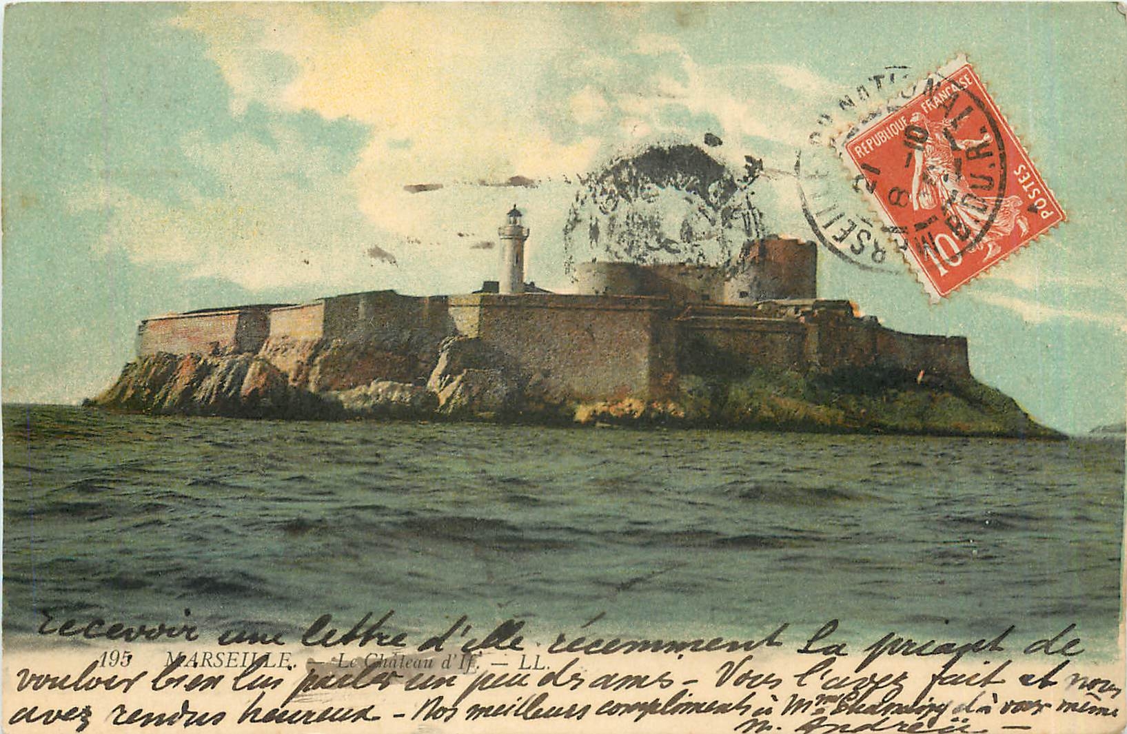 CPA Marseille Le Chateau d'If 