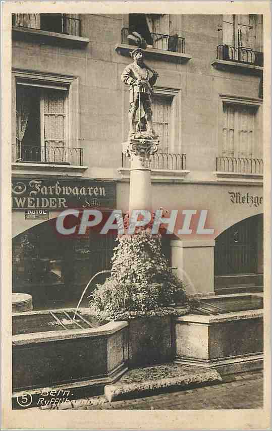 CPA Berne Fontaine de Ryffli ou de l'arbaletrier 