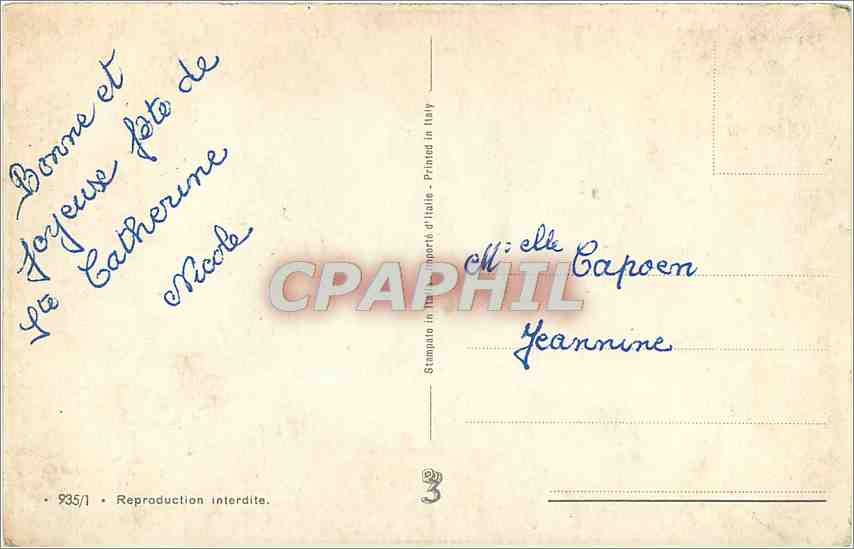 CPM Femme — Rückseite