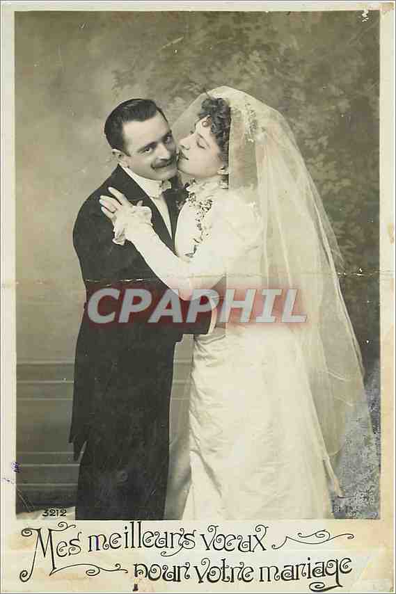 CPA Mes meilleurs voeux nour votre mariage Femme